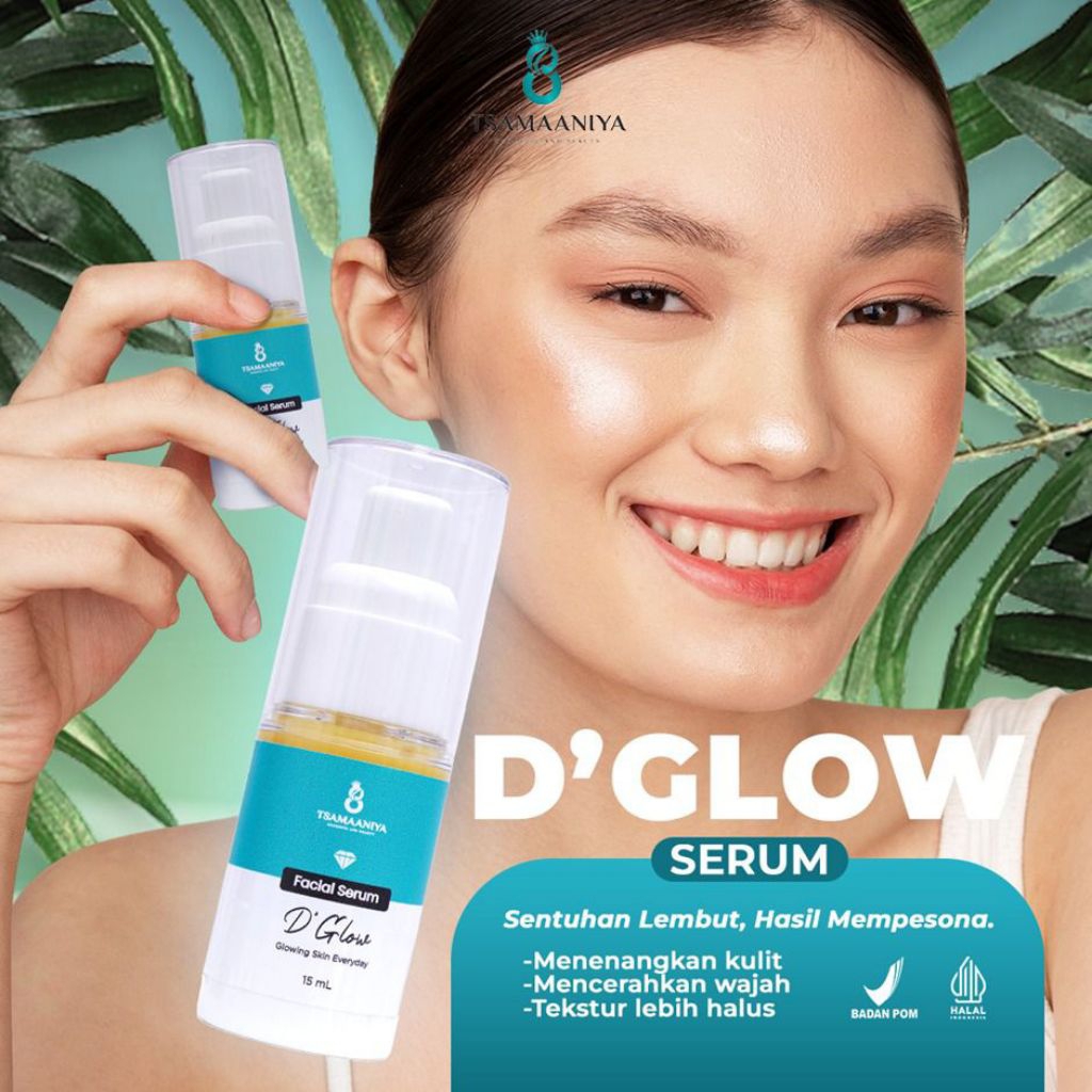 SERUM DIAMOND GLOW [D'GLOW] | TSAMAANIYA SKINCARE ORIGINAL | SERUM TSAMAANIYA | SERUM WAJAH GLOWING 
