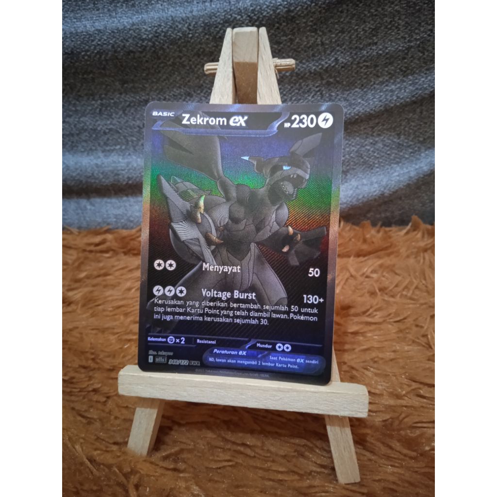 Zekrom ex Hitam Putih Black Bolt Indonesia Original bwr