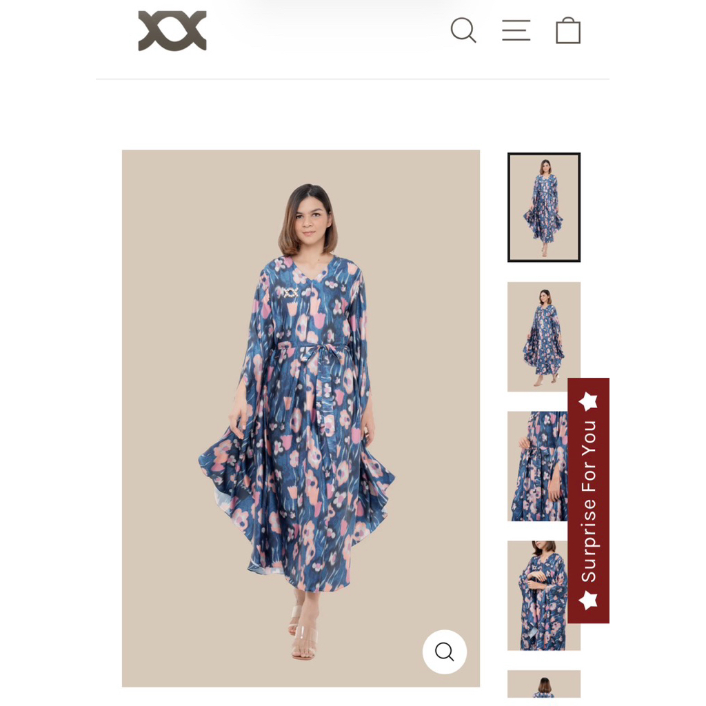 Preloved wearing klamby Thalia Dress - Midnight