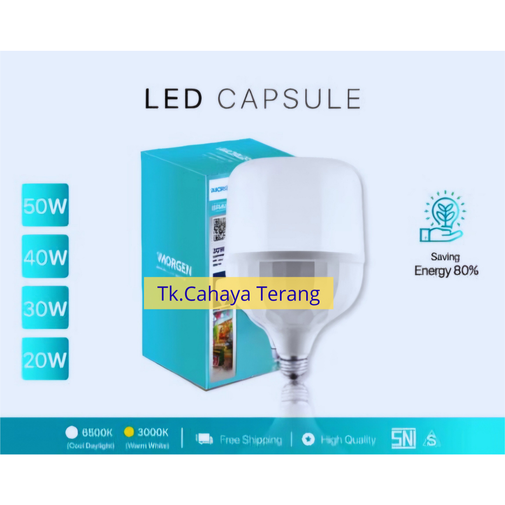 Lampu LED Morgen Grand 20W-50W Cool Day Light