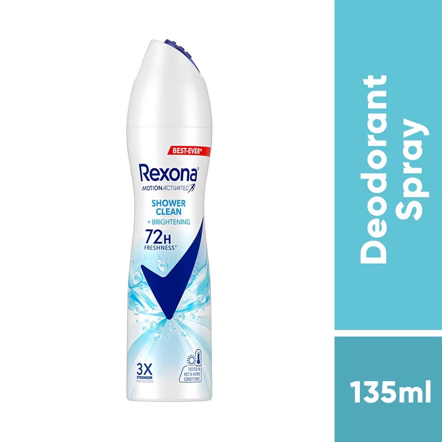 REXONA DEO SPRAY SHOWER CLEAN 135ML