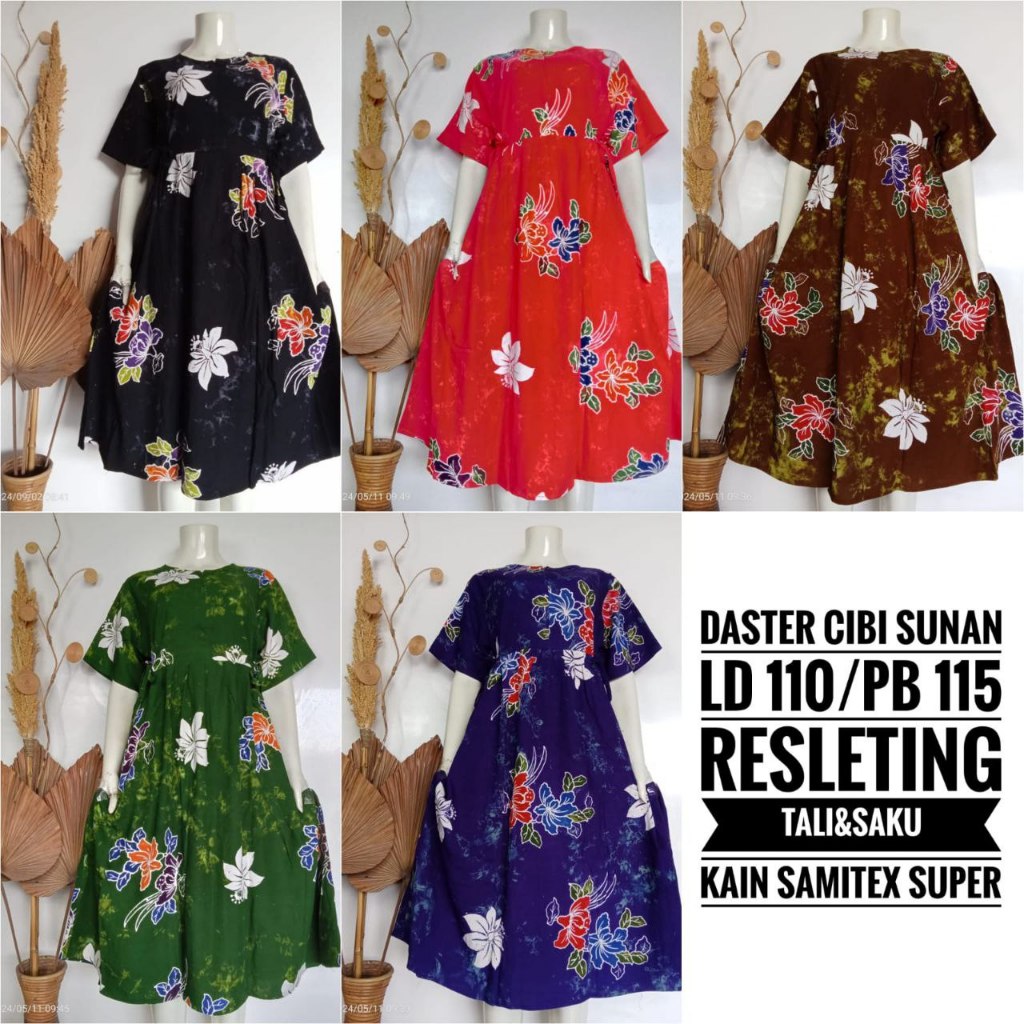 DASTER CIBI SUNAN | LD 110 | BAJU TIDUR WANITA | COD | DASTER KEKINIAN TERBARU | DASTER CAP | DASTER