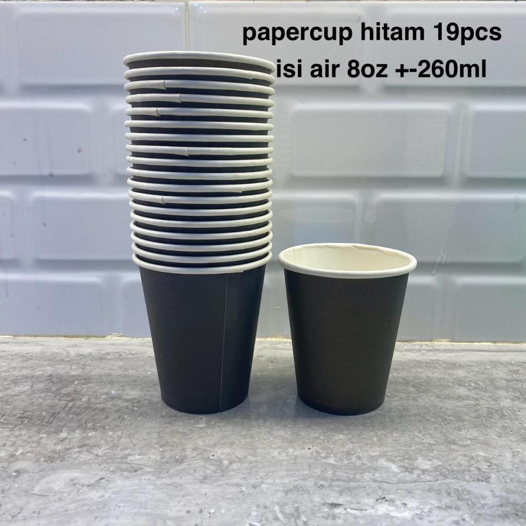 PAPER CUP  8 OZ COFFEE 240 ML / GELAS KERTAS KOPI / PAPER CUP / CUP TAHAN PANAS COFFEE TEH / GELAS K