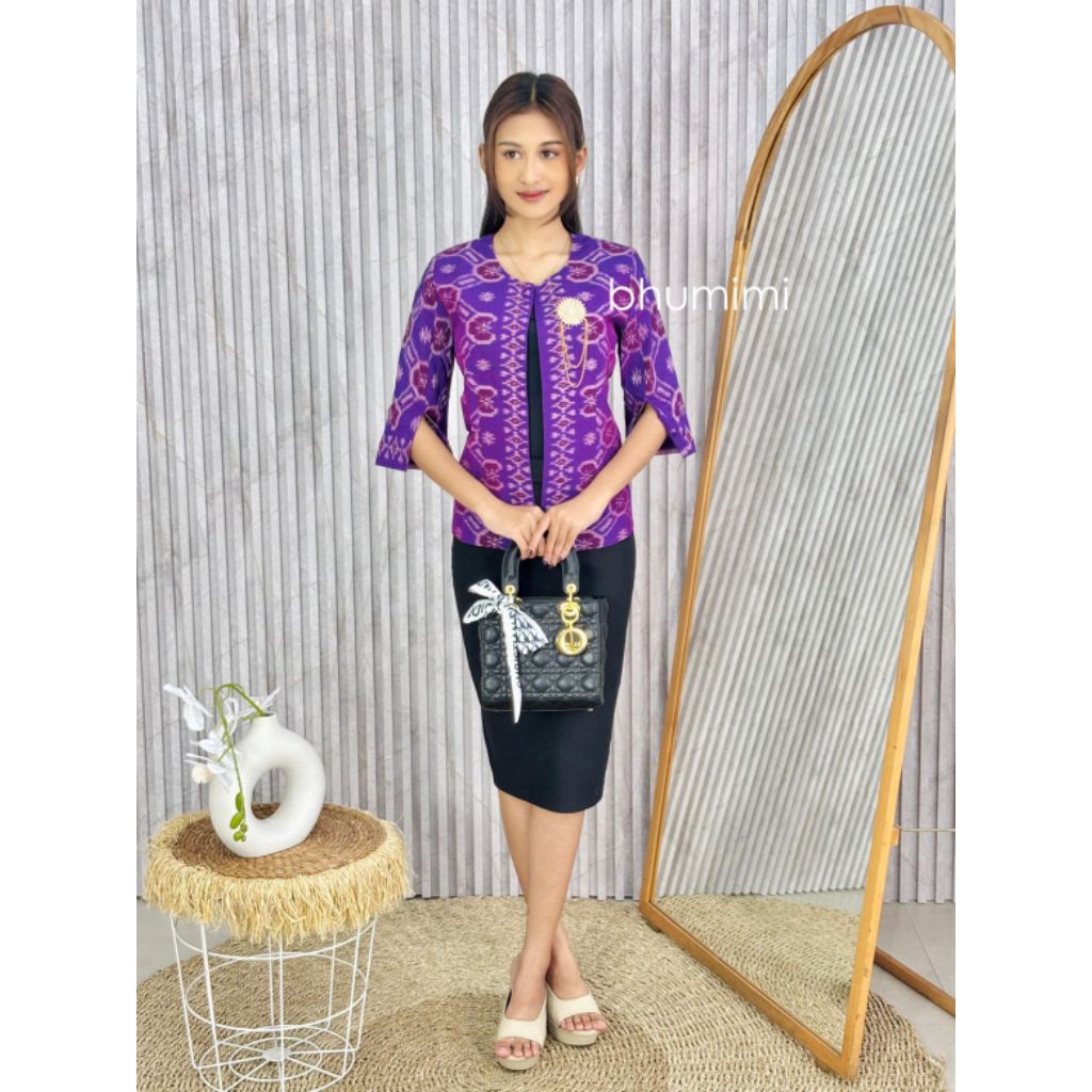 Blazer Endek Tenun/Blazer Wanita/Endek Bali