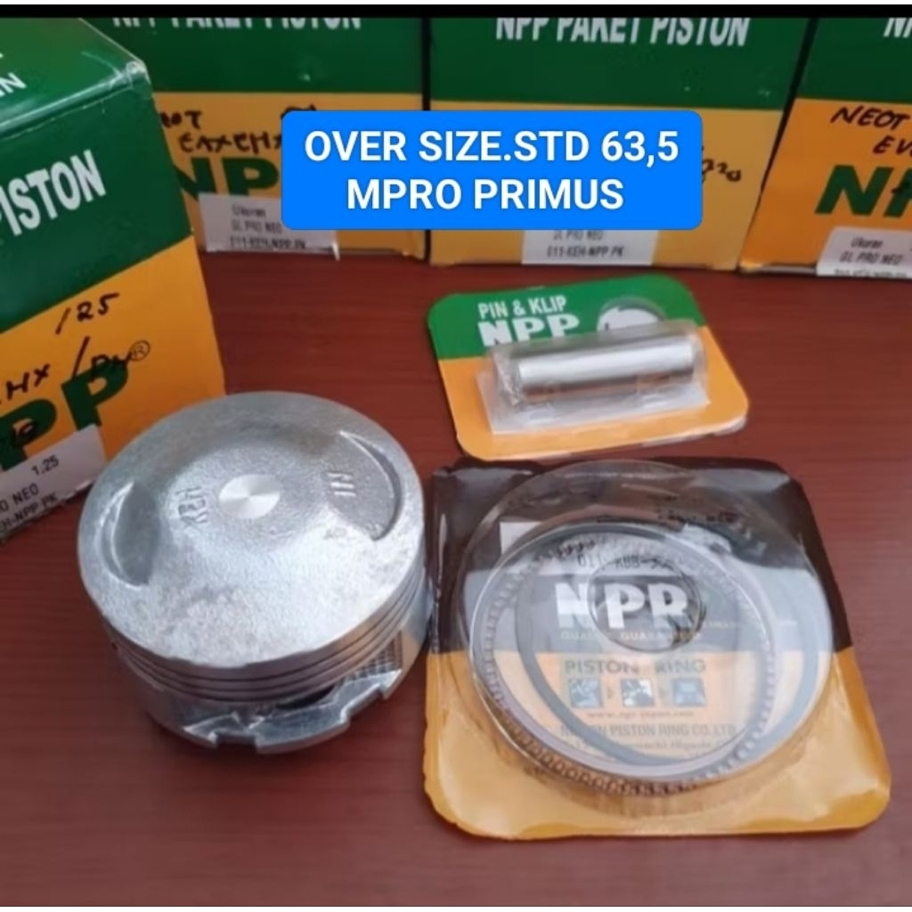 piston kit Megapro Primus oversize STD NPP