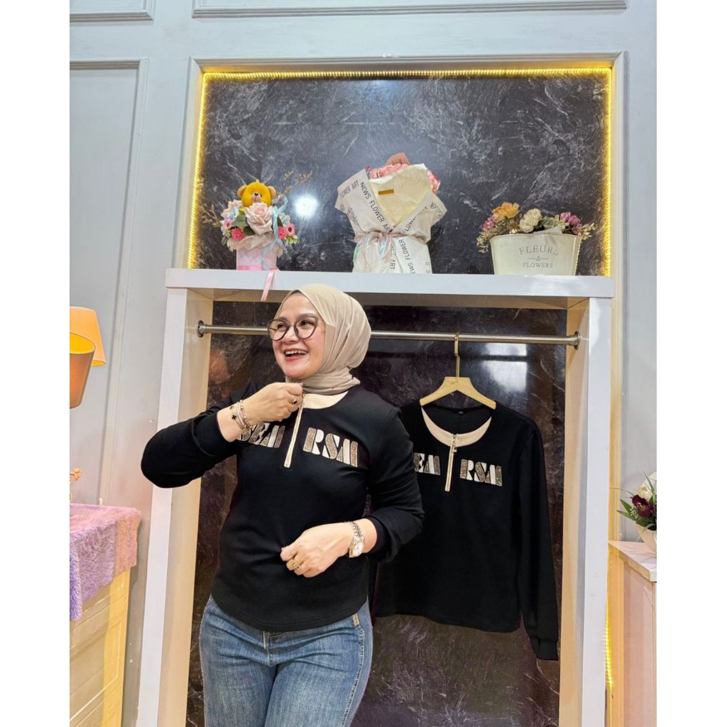 BLOUSE WANITA KAOS IMPORT PREMIUM