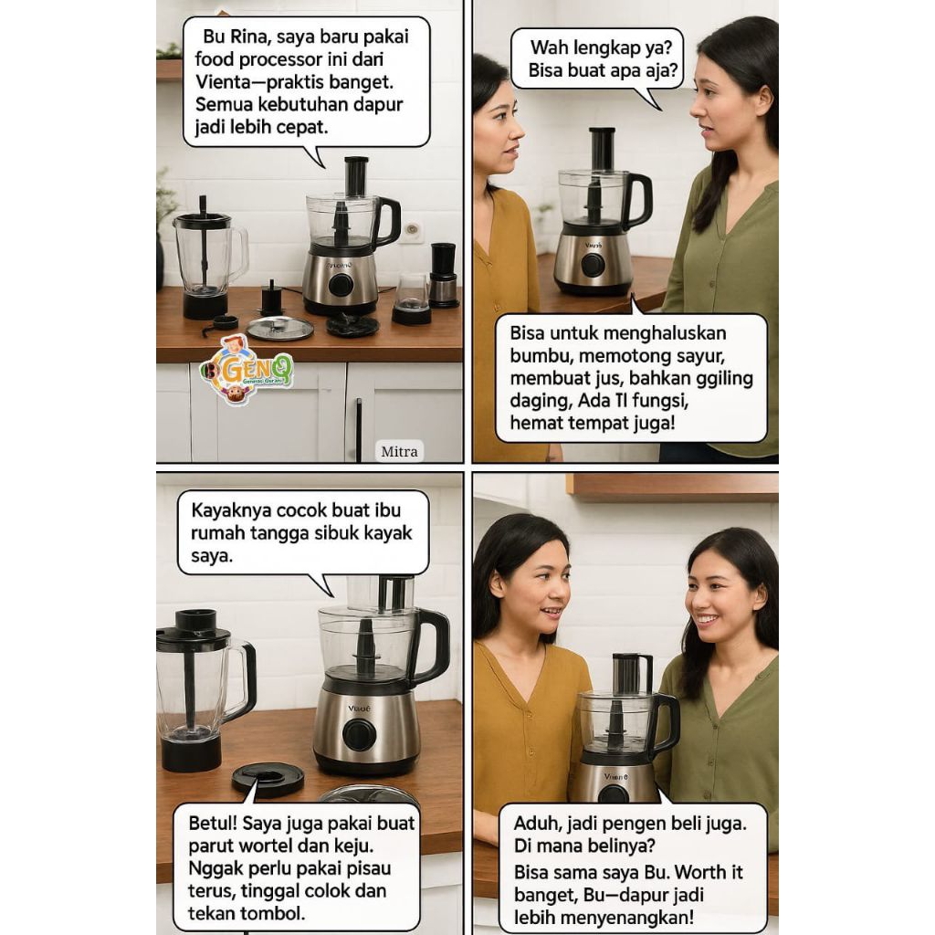 food processor vienta