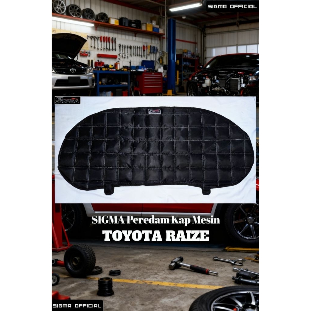 PEREDAM KAP MESIN TOYOTA RAIZE