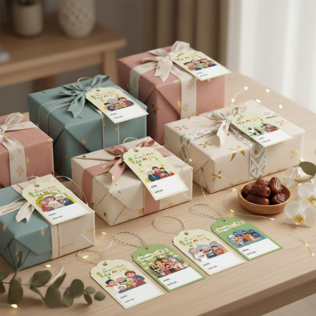 Eid Hang Tag untuk Souvenir / Hampers