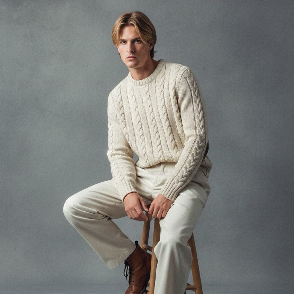 Polo Ralph Lauren Cable Knit Sweater Cream