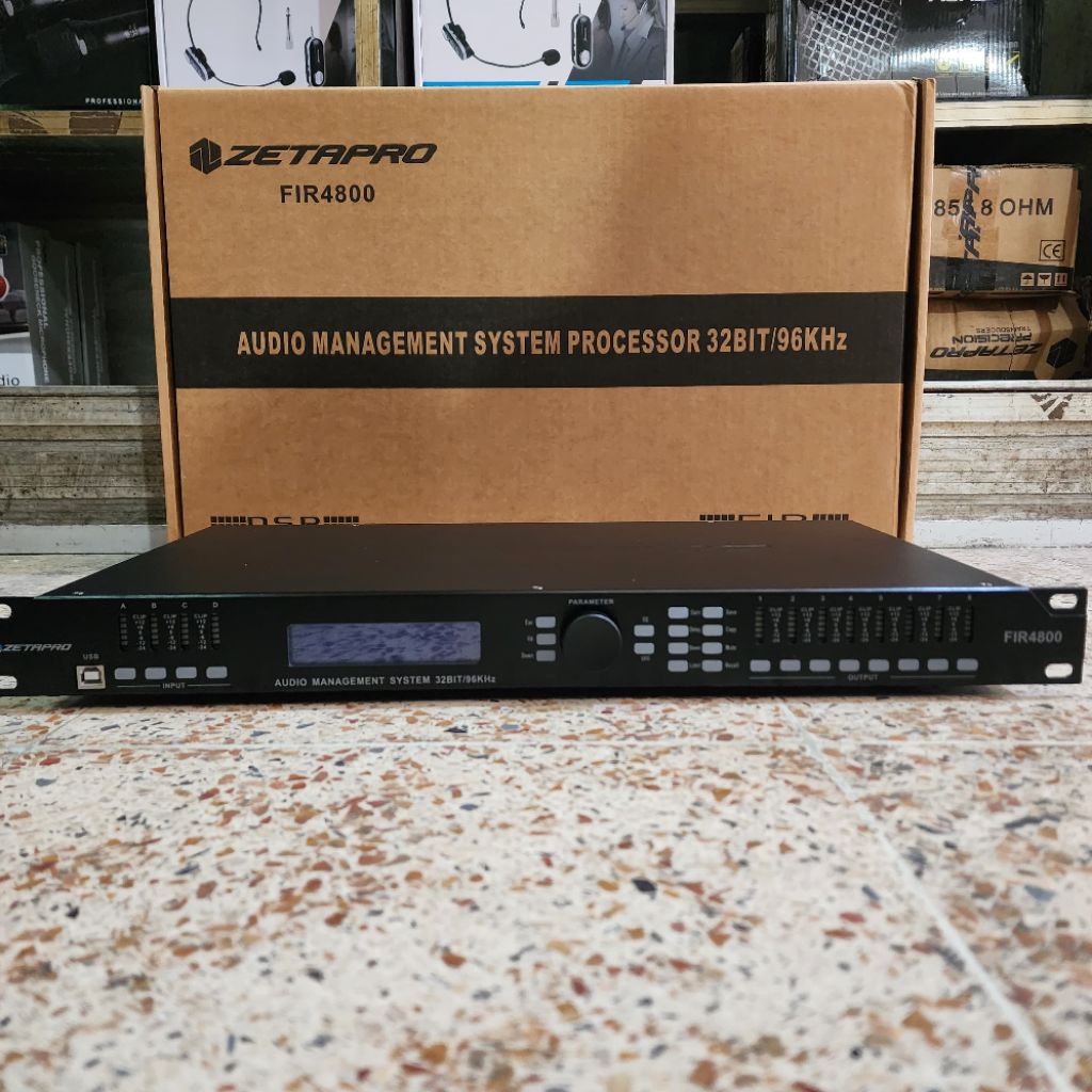 DLMS Zetapro FIR4800 Speaker Management 4 In 8 Out