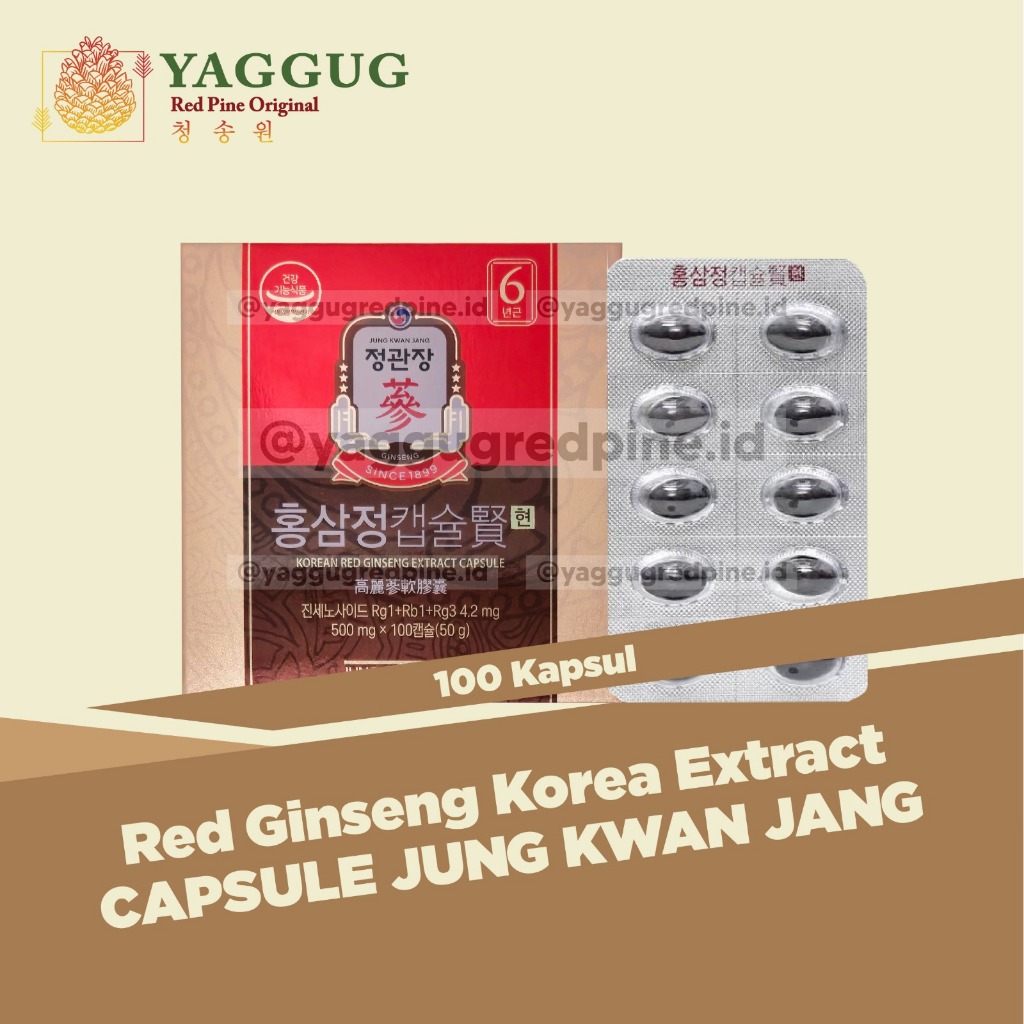 Red Ginseng Korea Extract Kapsul Jung Kwan Jang
