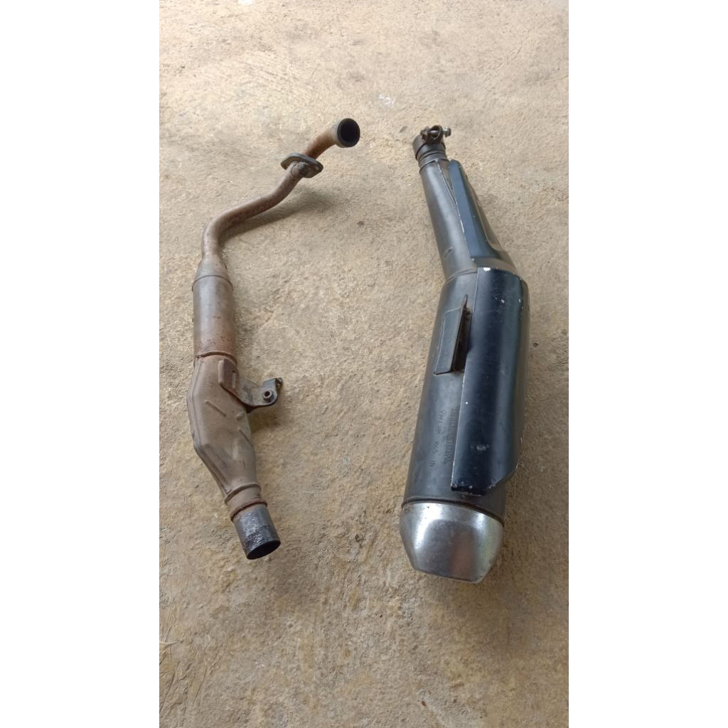 Knalpot honda cbr 150 old k45 original