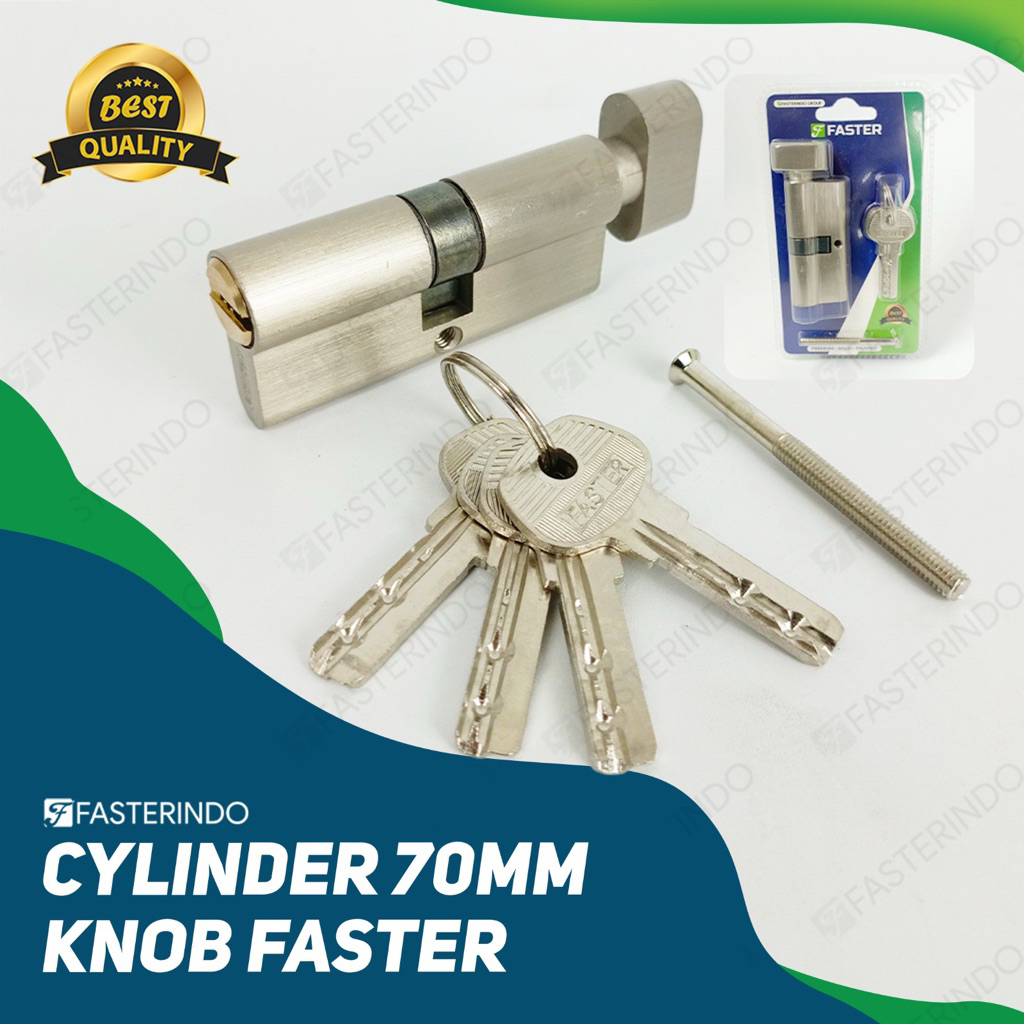 Cylinder KNOB 70mm / Cylinder Kunci / Silinder Kunci