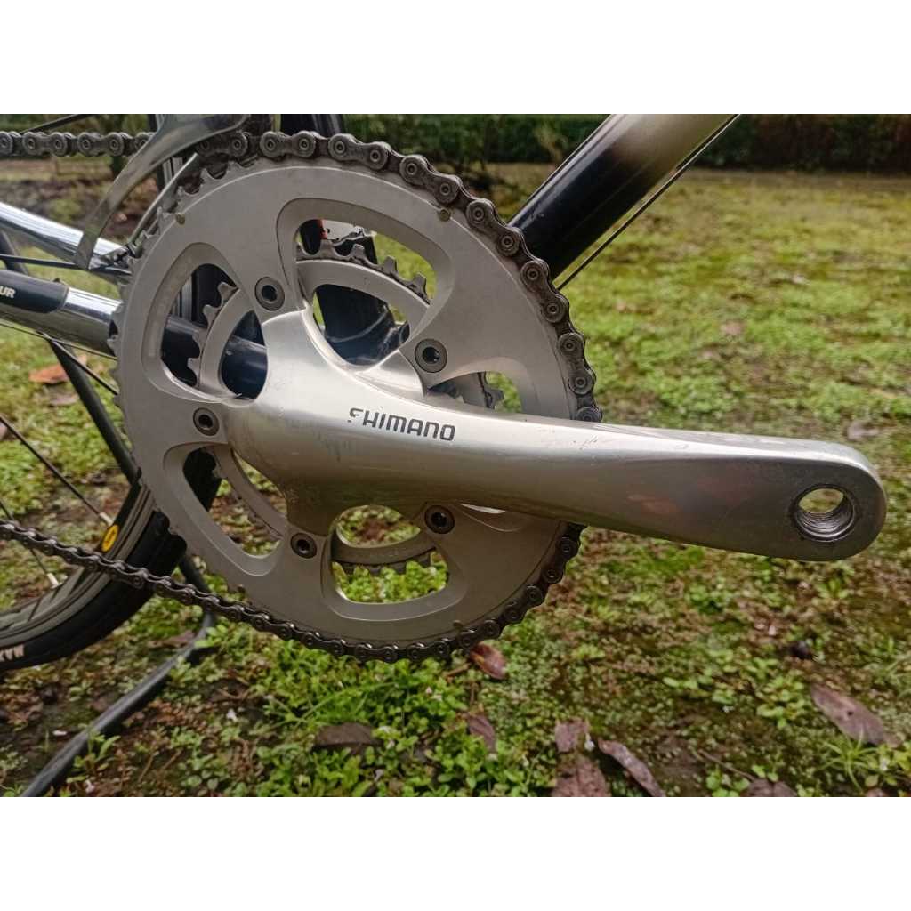 Crank Shimano R600 50 34 105 Ultegra HT2 Silver Vintage Road Bike Sepeda Balap Jadul Commuter