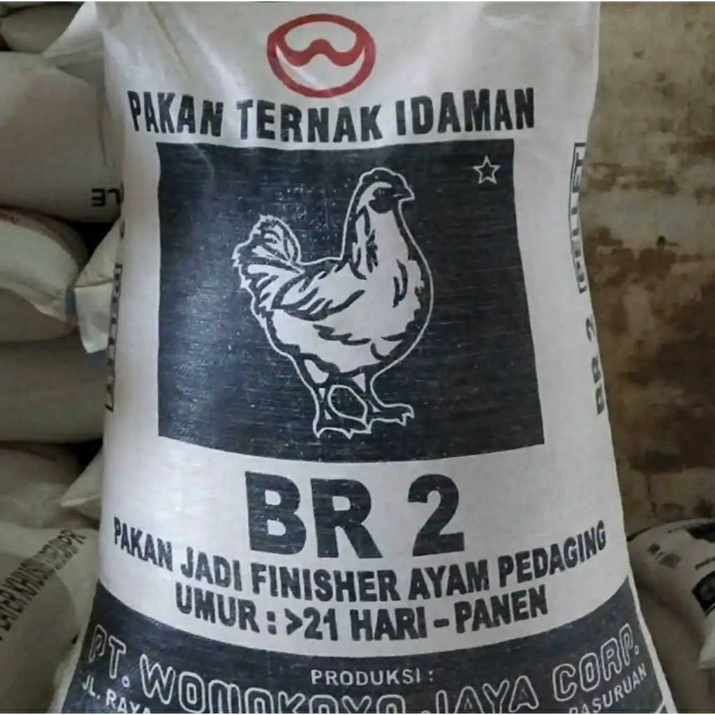 BR 2 PELLET WONOKOYO FEED PUR PAKAN AYAM PEDAGING