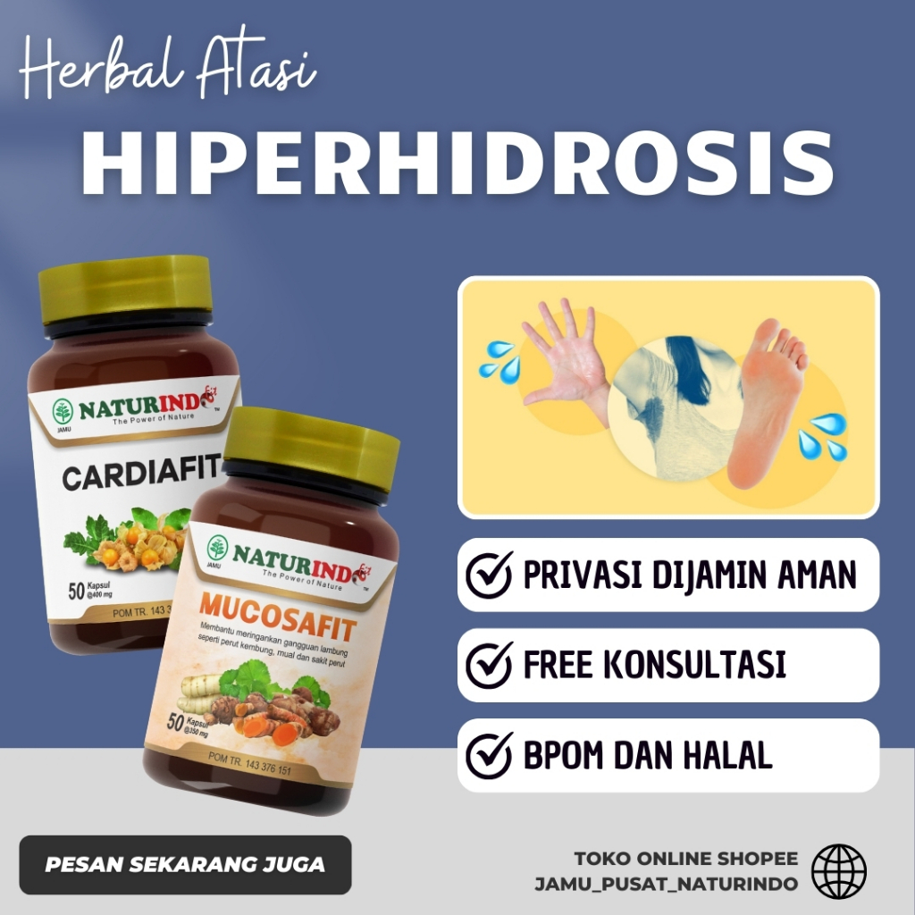 Obat Herbal Bau Badan Bau Ketiak Hiperhidrosis Permanen Keringat Berlebih Tangan Kaki Berkeringat