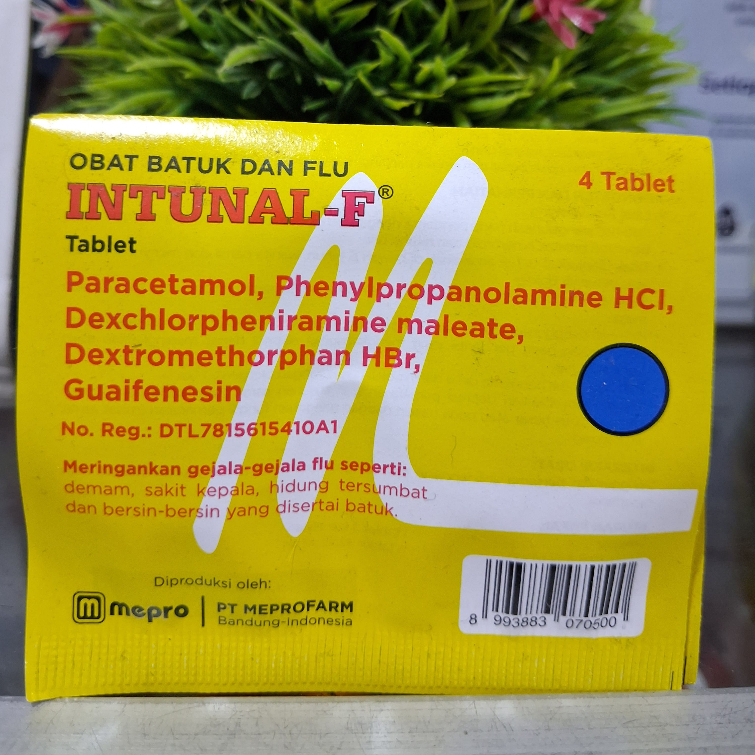 INTUNAL F  Obat batuk & Flu