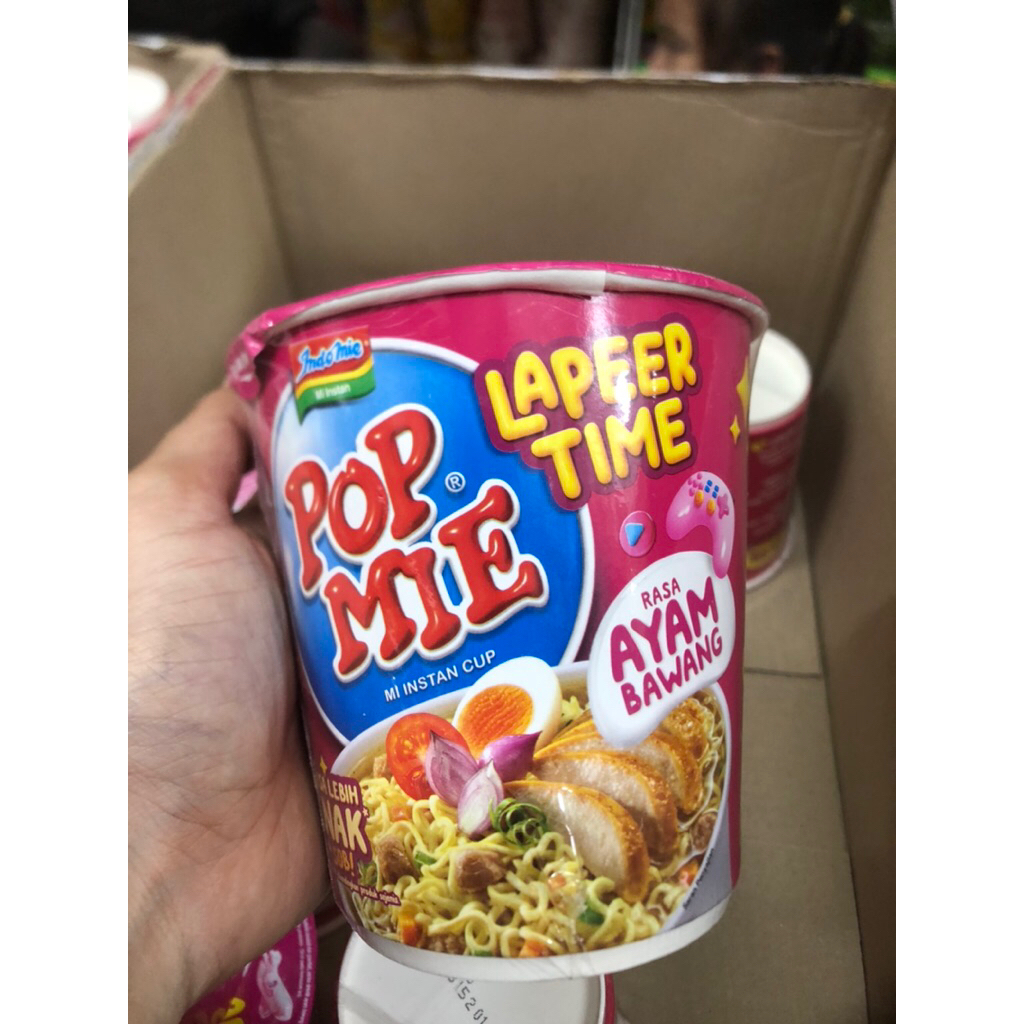 Pop Mie 75gr Ayam bawang Ayam bakso Soto ayam