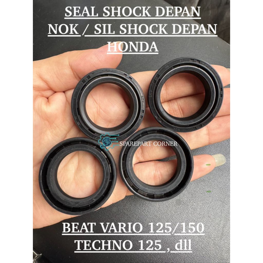 SEAL SHOCK DEPAN HONDA BEAT VARIO 125/150  GENIO SUPRA KARISMA SIL SHOCK