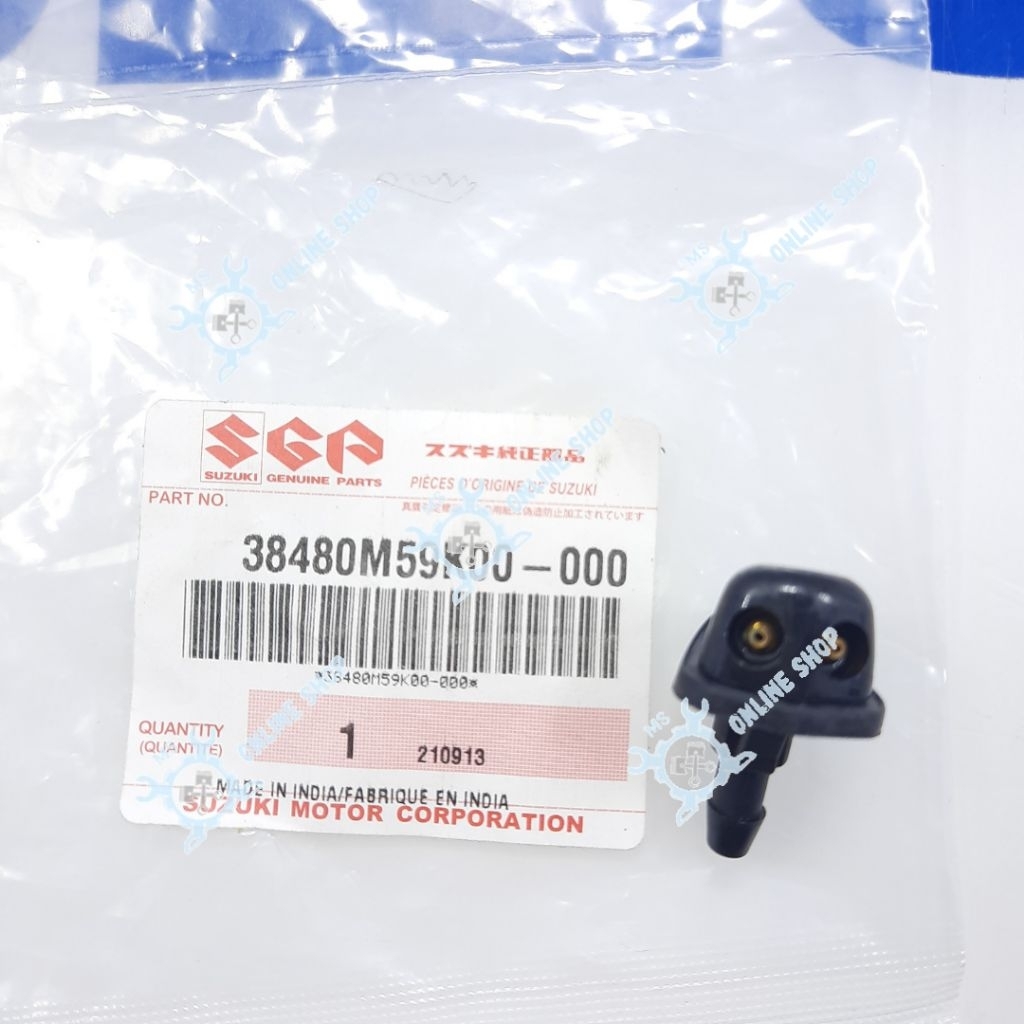 Nozzle Nozzel Nozel Washer Semprotan Air Wiper Depan LUBANG 2 Mart Suzuki Apv Karimun Wagon R Ignis 