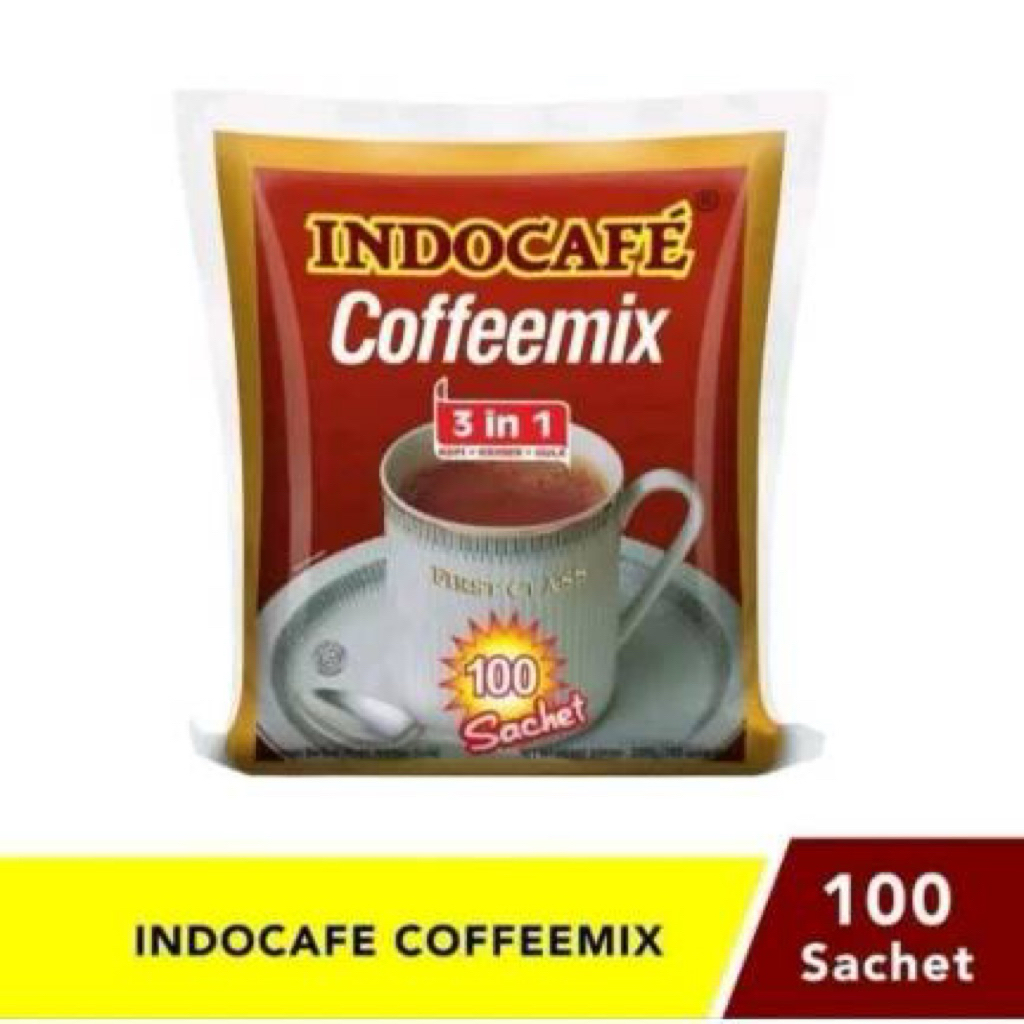 Kopi Indocafe Coffeemix Pack 100 Sachet