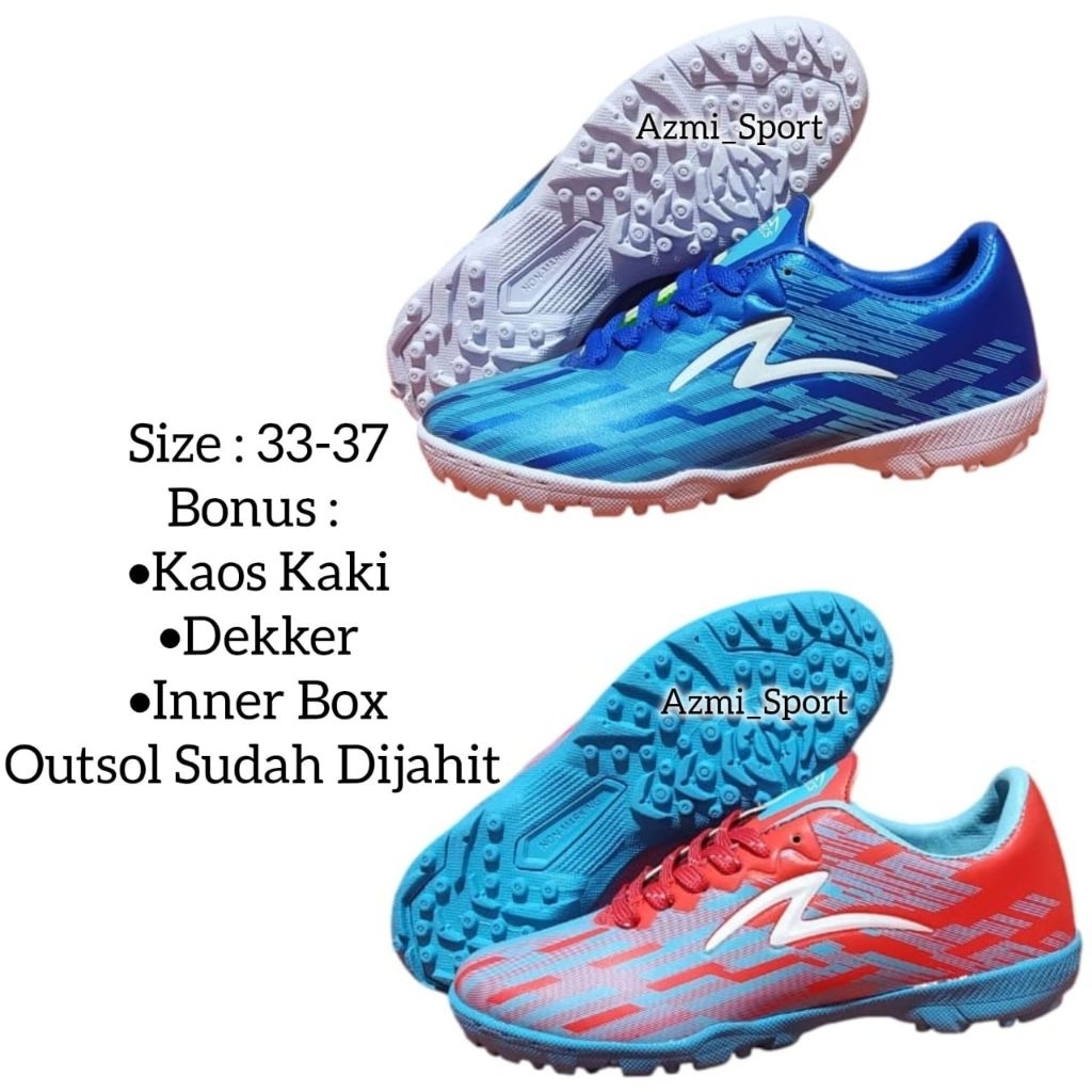 Sepatu Futsal Dan Minisoccer Anak Turf Gerigi Specs LightSpeed Accelerator infinity Size 33-37