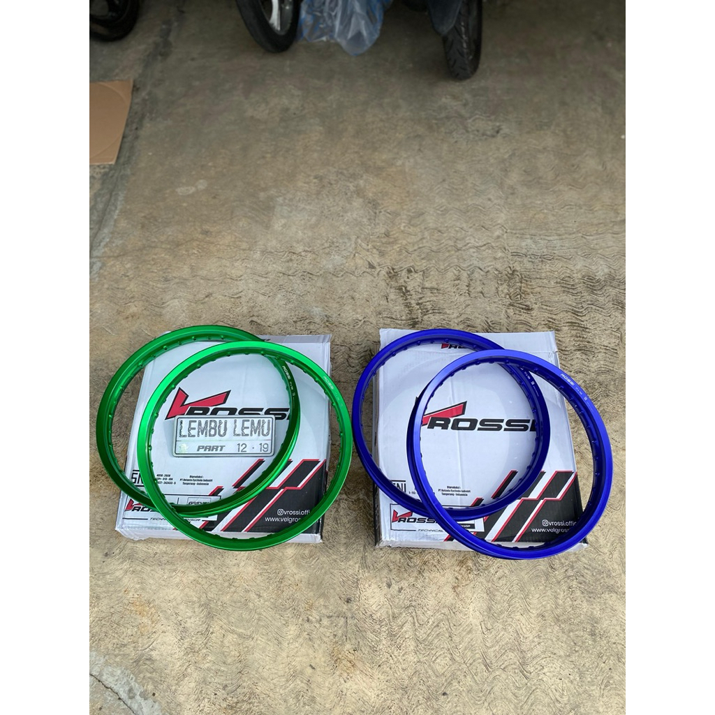 LINGKARAN VROSSI MERAH BIRU HIJAU 160 RING 17