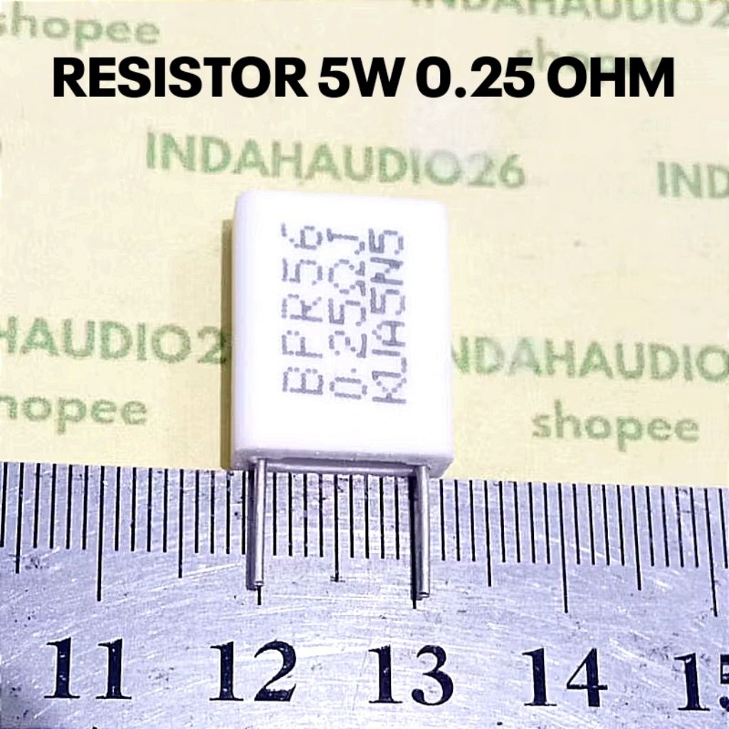 RESISTOR 5W 5WATT 0.25R 0R25 0.25 OHM CQC ROHS