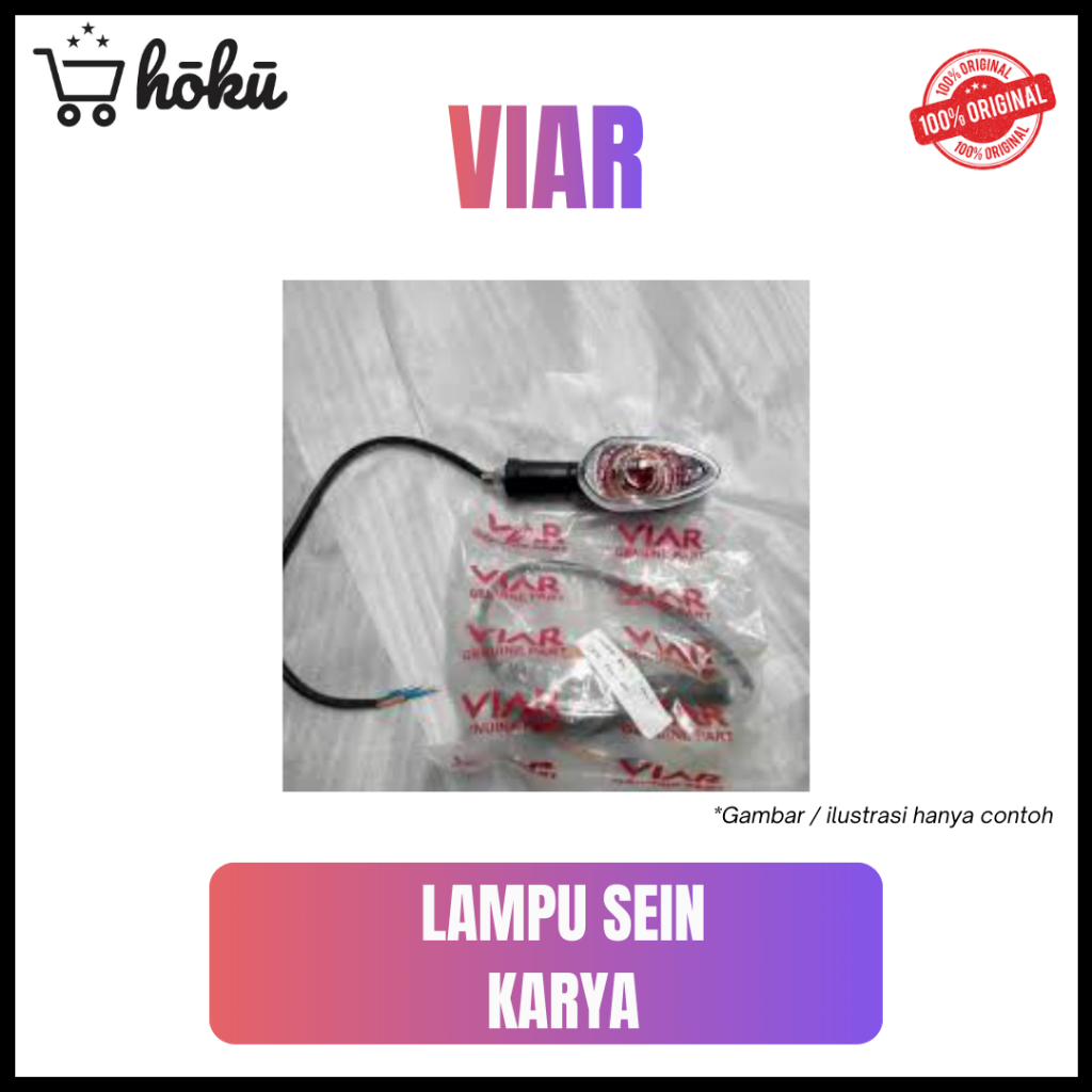 VIAR KARYA - Lampu Sein Viar / Lampu Riting Depan Viar Roda Tiga Sparepart Viar