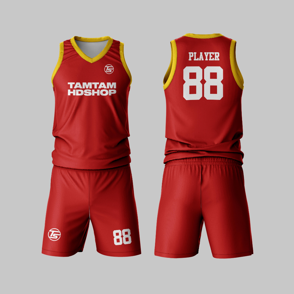 Mockup Jersey Basket V Neck 001(PSD Photoshop)