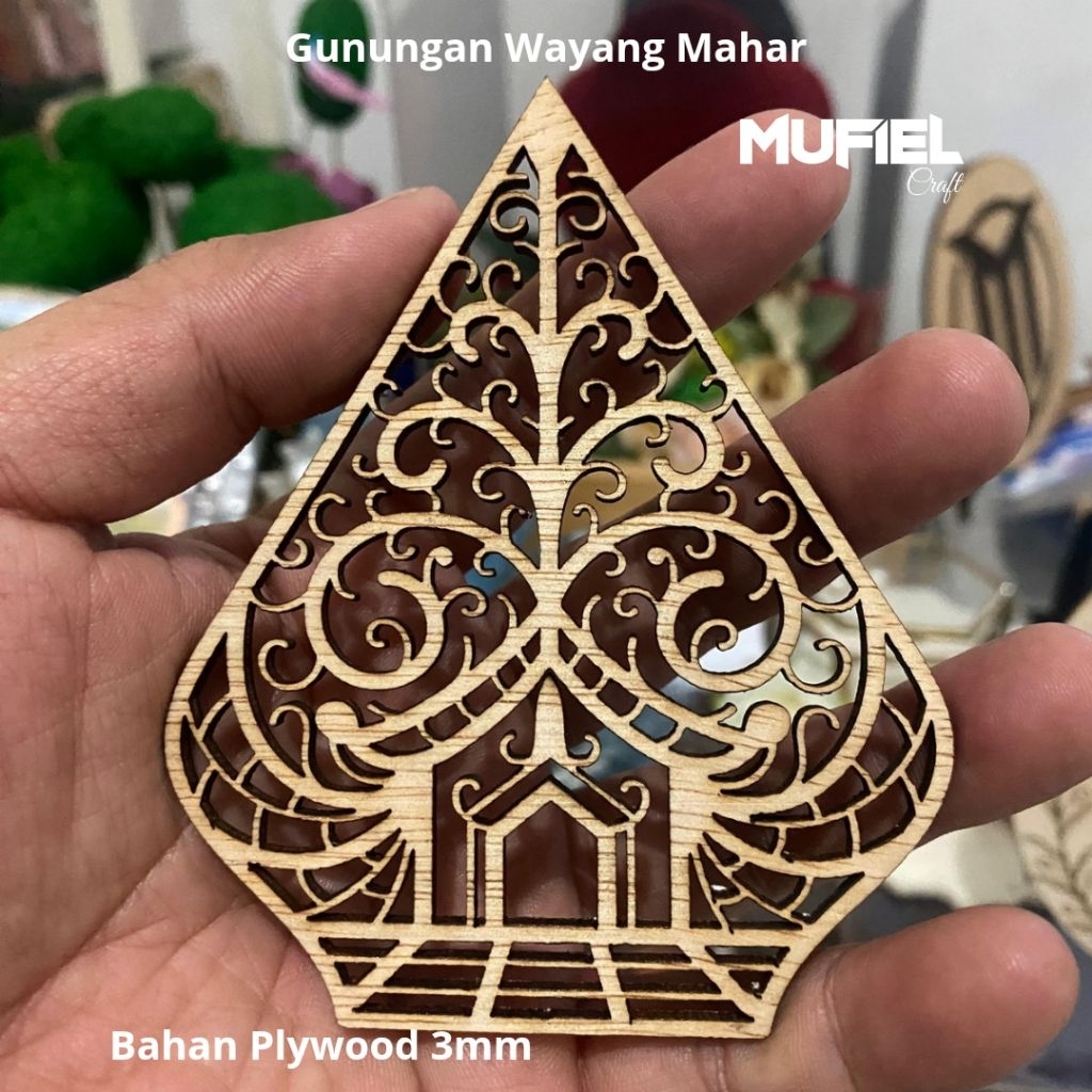 Gunungan Wayang Mahar Plywood | laser cutting