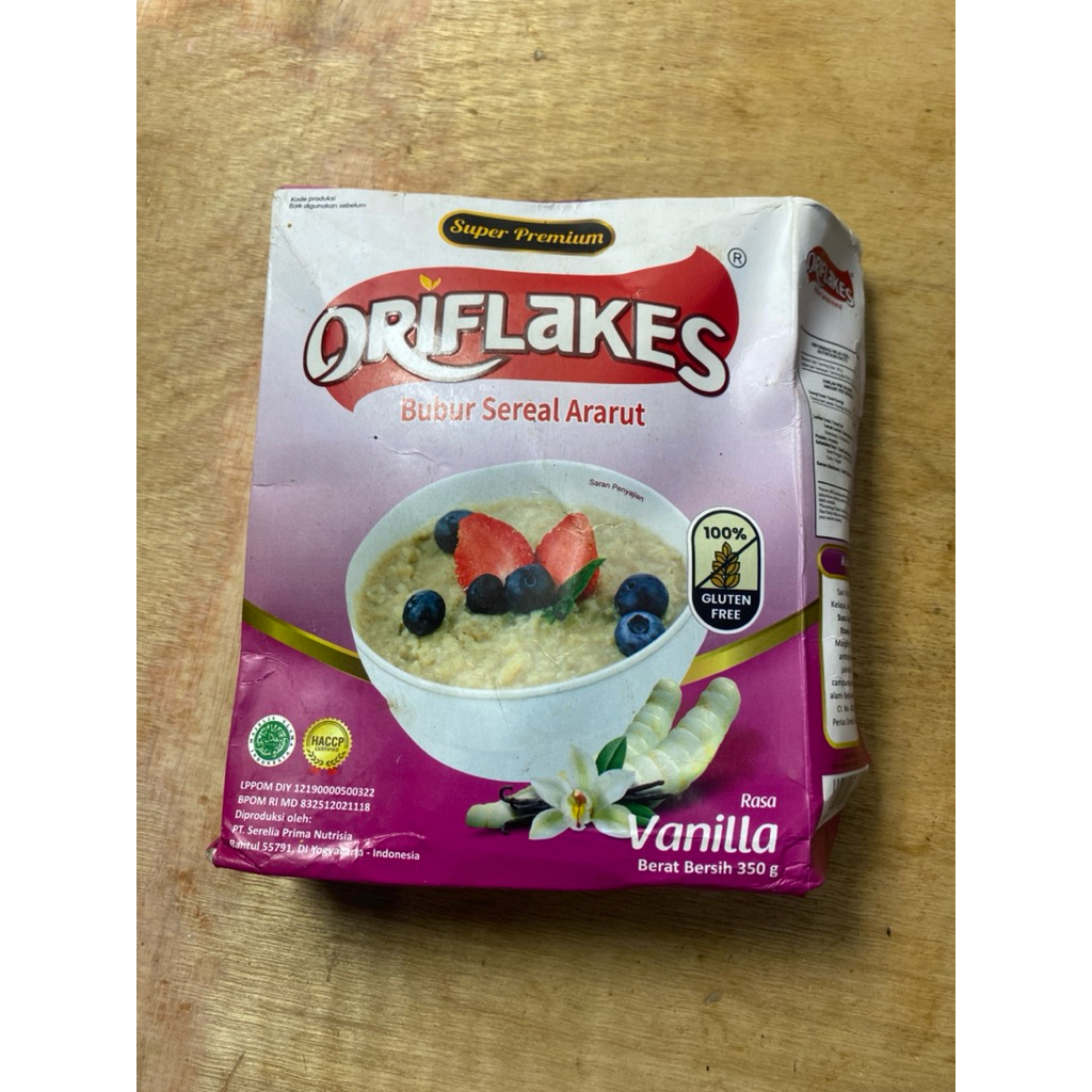 Oriflakes Sereal Umbi Garut 350 Gram, Oriflakes