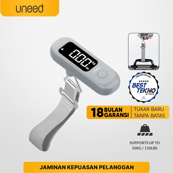 Timbangan Koper UNEED USC201 Led Digital Travel Luggage Scale Mini Portable
