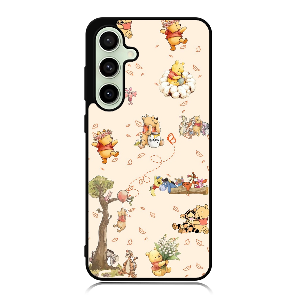 Phone Case A5x Series A50 A51 A52 A53 A54 A55 A56 Tpu Rubber Custom Winnie Pooh Doodle