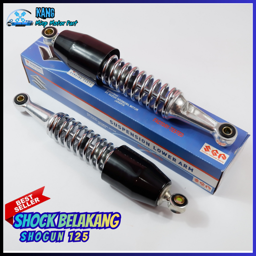Shockbreaker Belakang Shogun 125 - Shock Belakang Suzuki Shogun 125 Original 34cm Nyaman & Awet