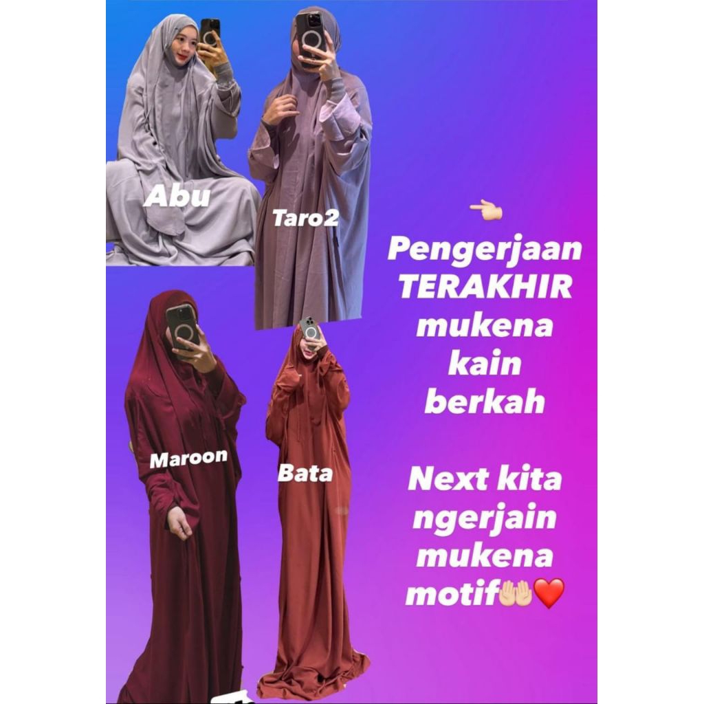 MUKENA ICAIMA/MUKENA ORIGINAL ICAIMA/MUKENA RAYON