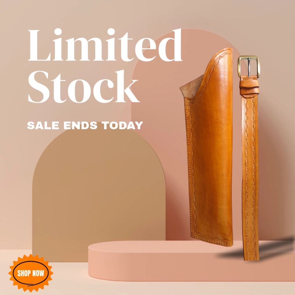 quiver kulit asli plus sabuk