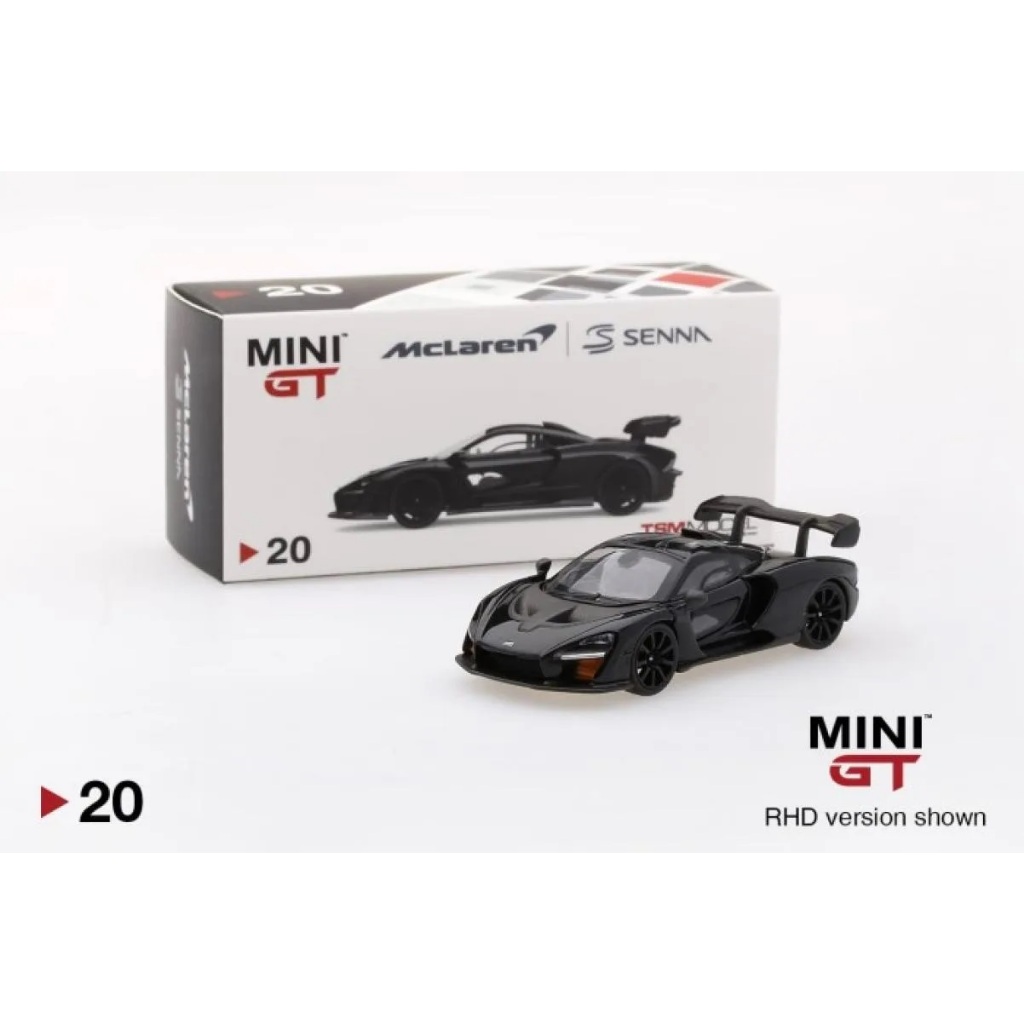 Mini GT 20 McLaren Senna Onyx Black Box SEAL / New