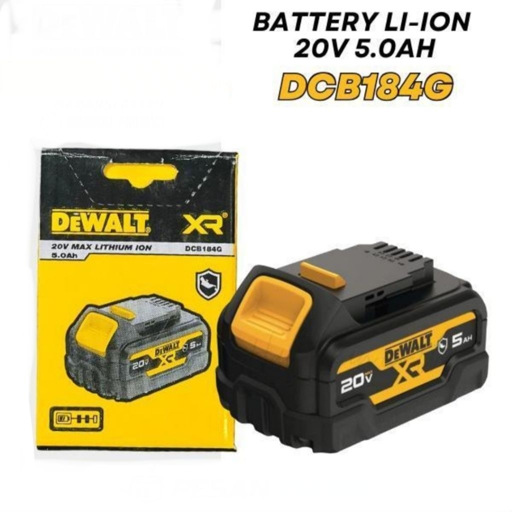 Batrei Dewalt DCB184G Baterai Dewalt 20V 5ah Dcb184G