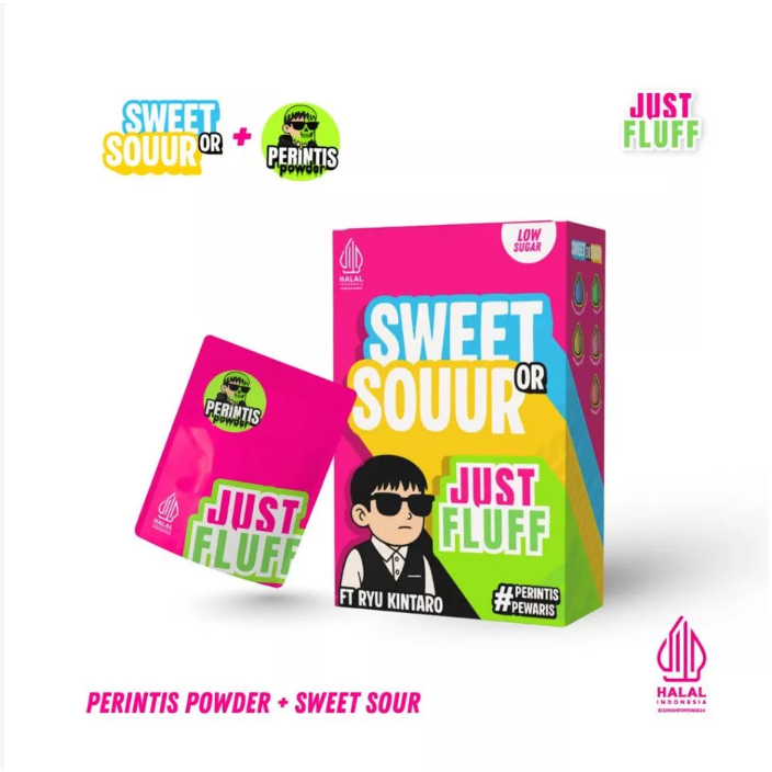 READY [MARSHMALLOW JUSTFLUFF] PEWARIS OR PERINTIS + PERINTIS POWDER X RYU KINTARO [HALAL]