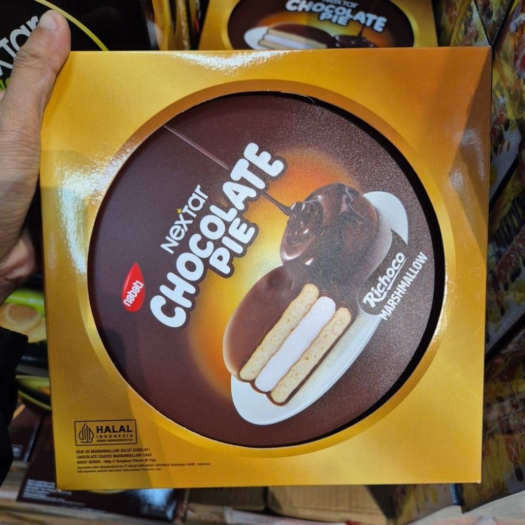 Nextar Chocolate Pie Coklat Richoco Marshmallow 168gr
