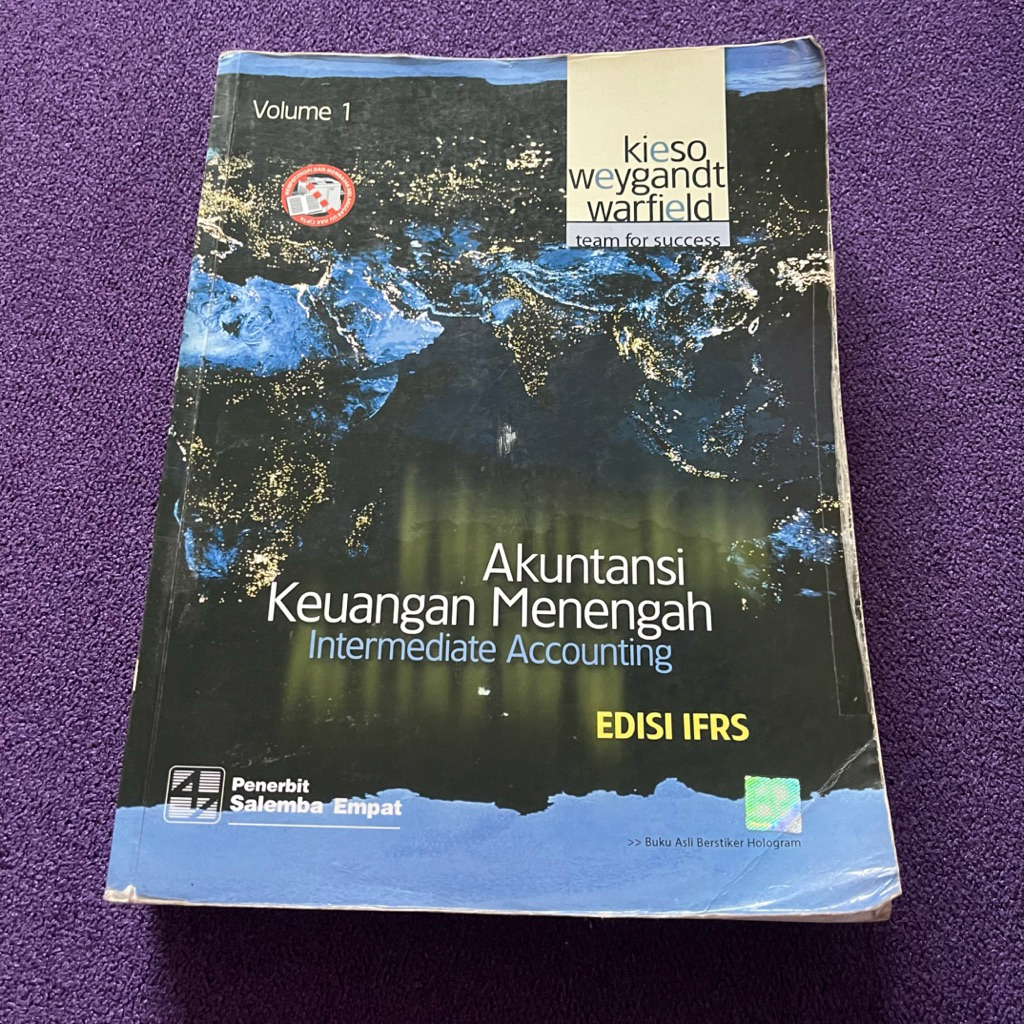 ORIGINAL Buku Akuntansi Keuangan Menengah 1 AKM 1 Kieso Weygandt Warfield Vol 1 SECOND