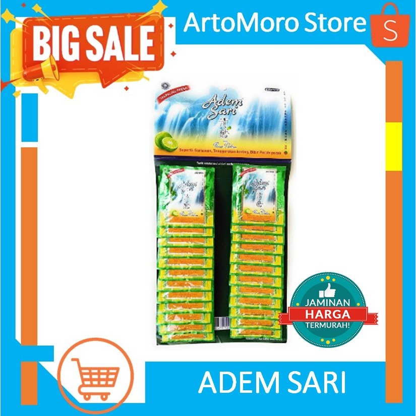 ADEM SARI Minuman Penyejuk Alami 24 sachet