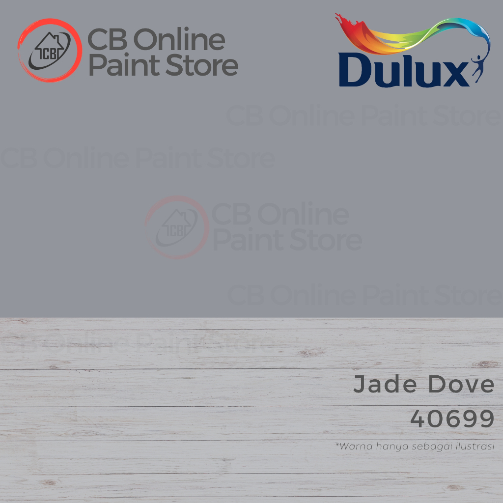 CAT KAYU DAN BESI DULUX V-GLOSS - JADE DOVE 40699