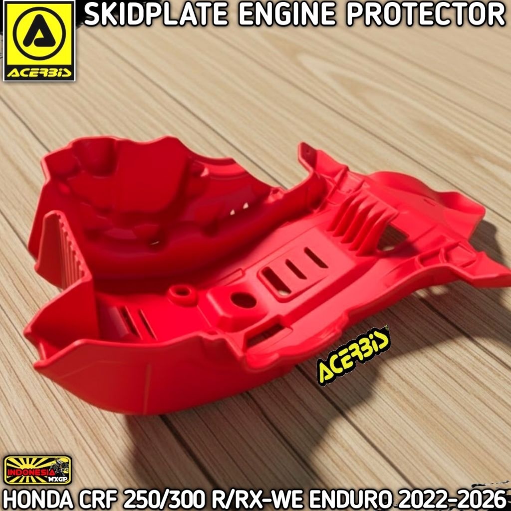 HONDA CRF 250 300 R RX RWE ENDURO 2022 2023 2024 2025 2026 2027 2028 - ACERBIS SKIDPLATE ENGINE GUAR