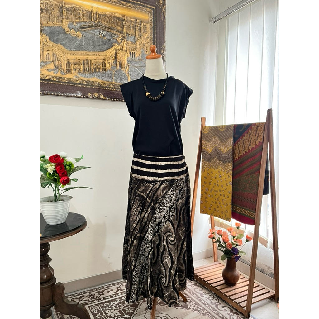 Rok Batik Solo Wanita Bahan Katun