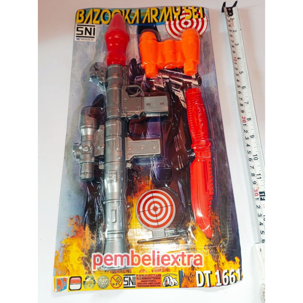 MAINAN TERMURAH BAZOOKA ARMY SET BASOKA