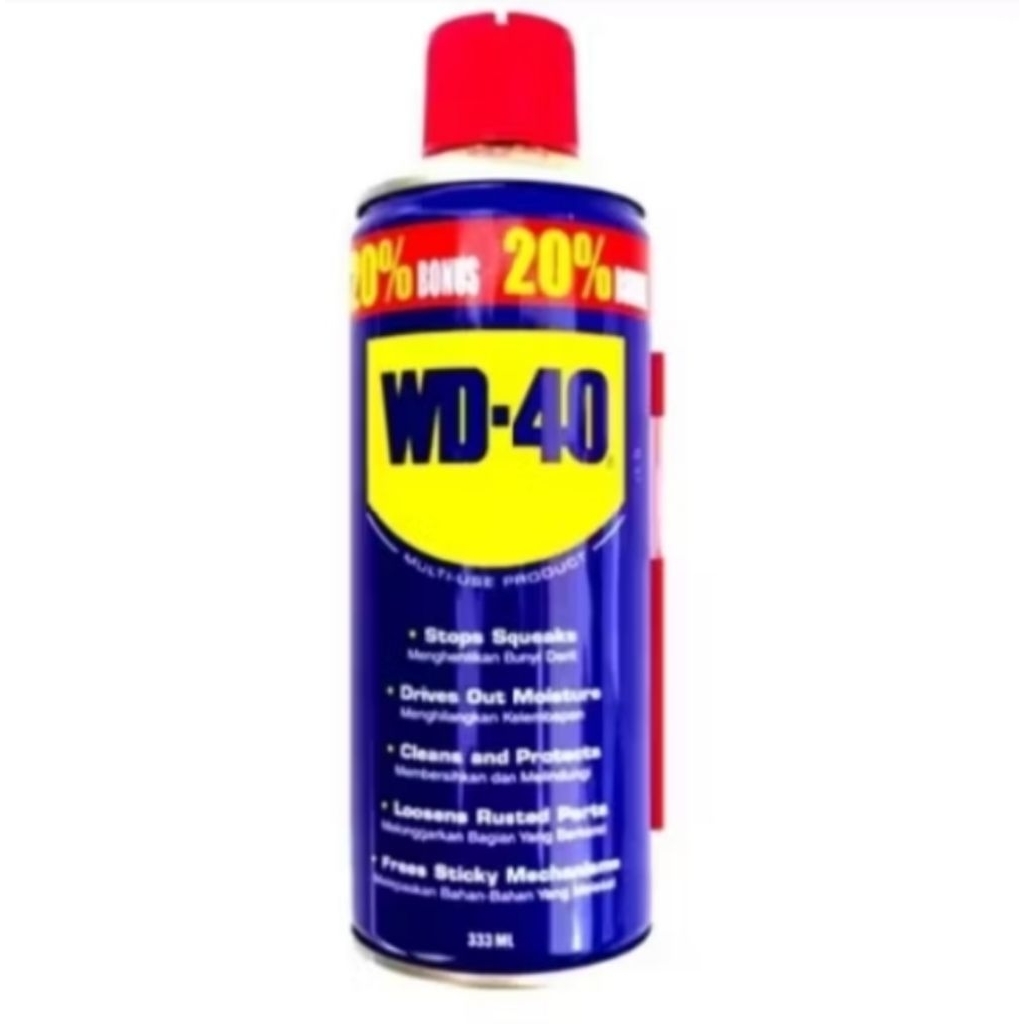 WD-40 PELUMAS MULTIFUNGSI 412ML 333ML, PELUMAS SERBAGUNA, ANTI KARAT, MUDAH DISIMPAN