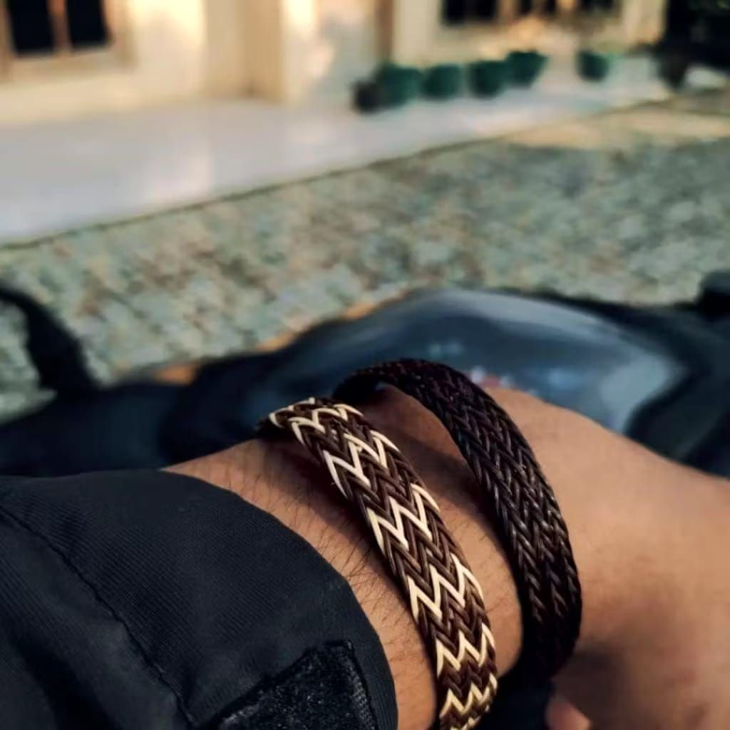 Gelang Anyam Rotan Kuat Gelang Simpai Khas Baduy